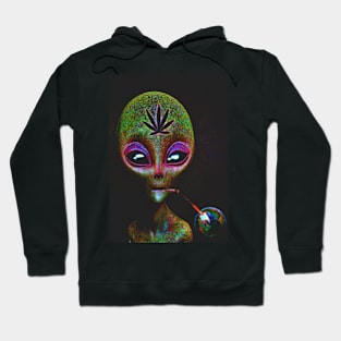 Stoned alien Hoodie